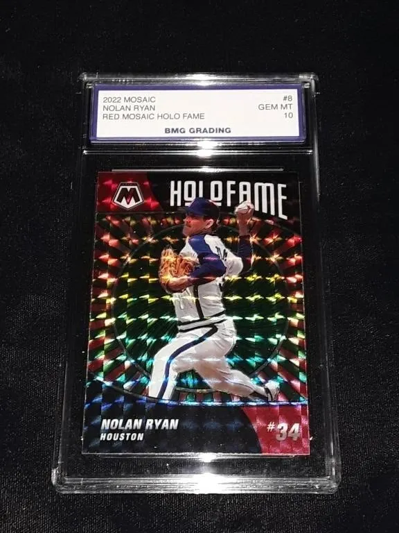 Nolan Ryan 2022 Red Mosaic GEM MT 10