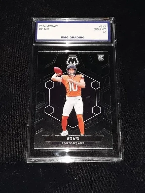Bo Nix 2024 Mosaic RC GEM MT 10
