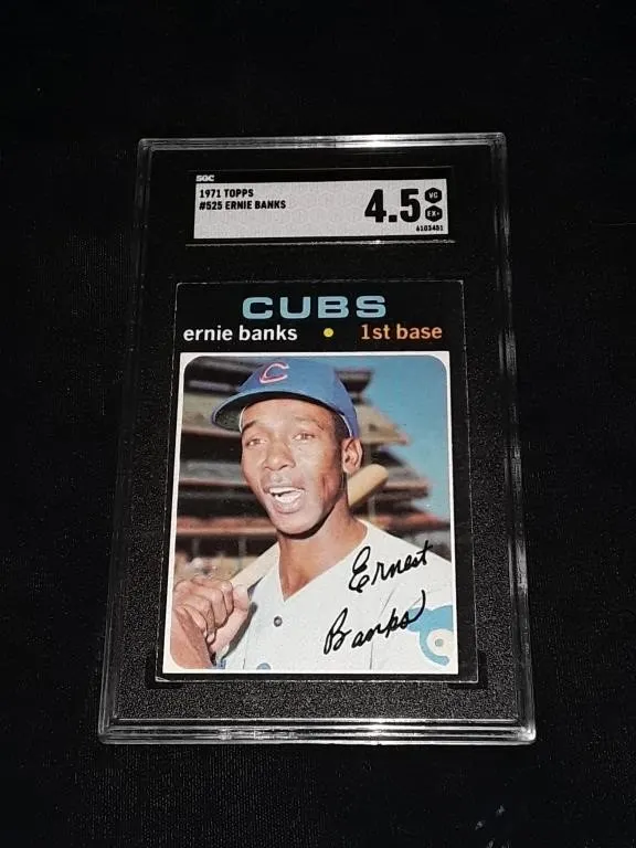1971 Topps Ernie Banks SGC 4.5