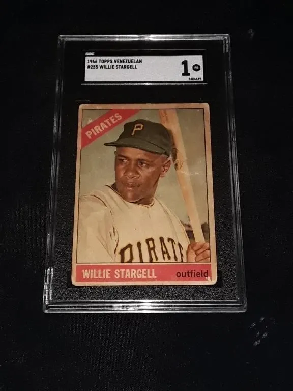 1966 Topps Venezuelan Willie Stargell SGC 1