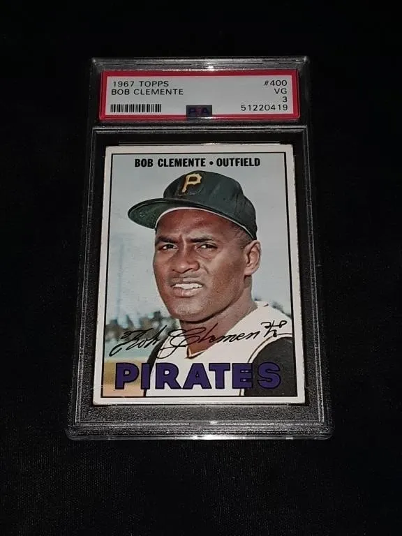 1967 Topps Roberto Clemente PSA 3