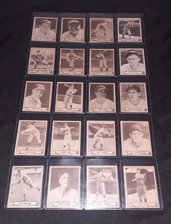 1940 PlayBall Lot of 42 Cards