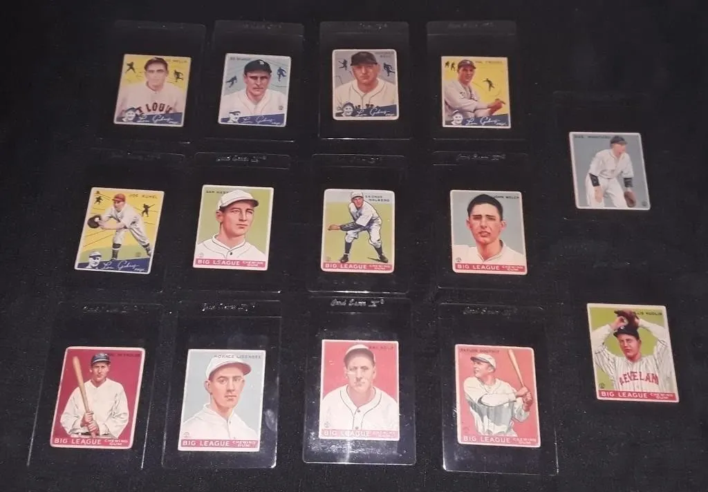 1933 & 1934 Goudey Baseball Lot