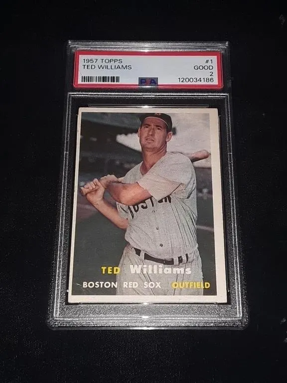 1957 Topps Ted Williams PSA 2
