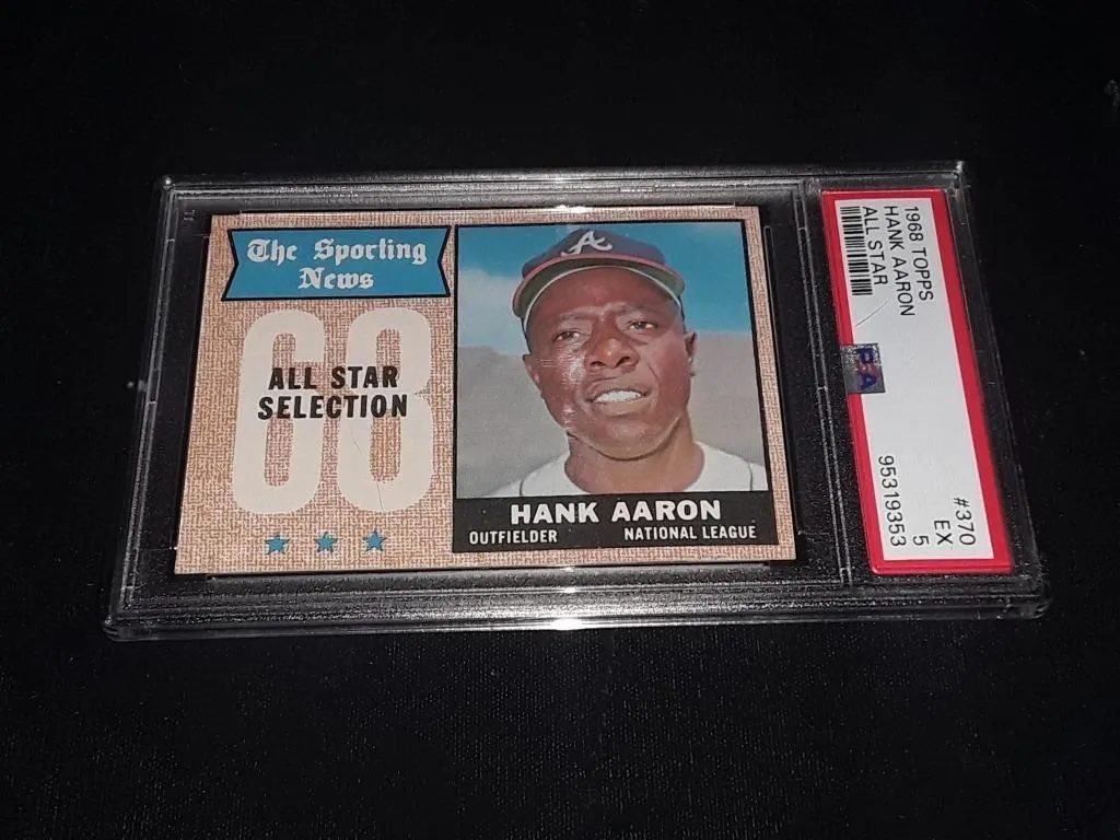 1968 Topps Hank Aaron PSA 5