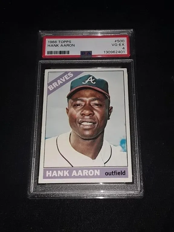 1966 Topps Hank Aaron PSA 4