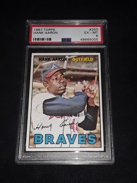 1967 Topps Hank Aaron PSA 6