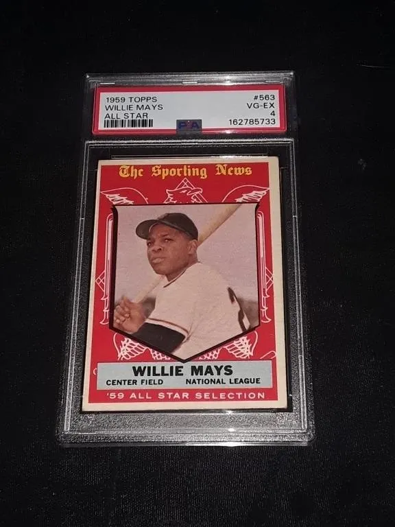 1959 Topps Willie Mays PSA 4
