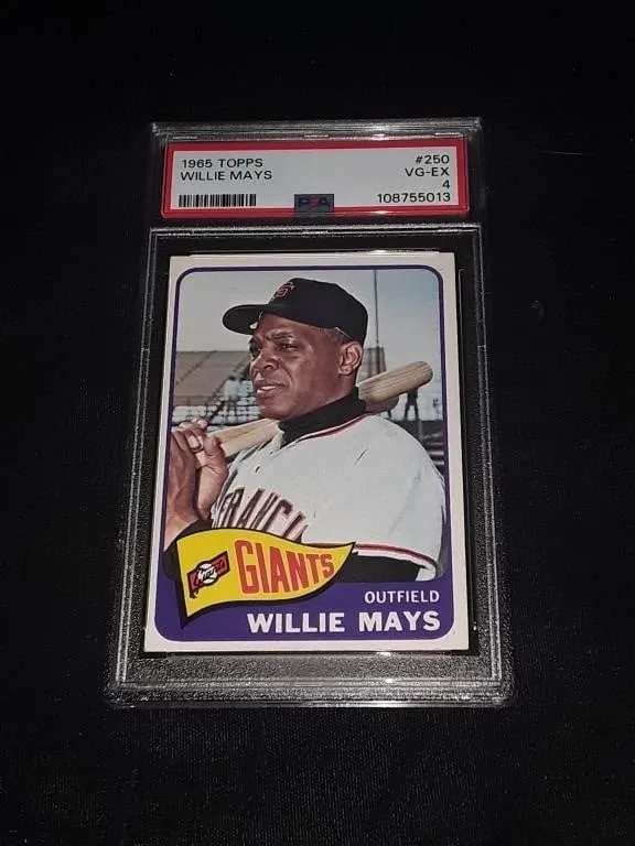 1965 Topps Willie Mays PSA 4