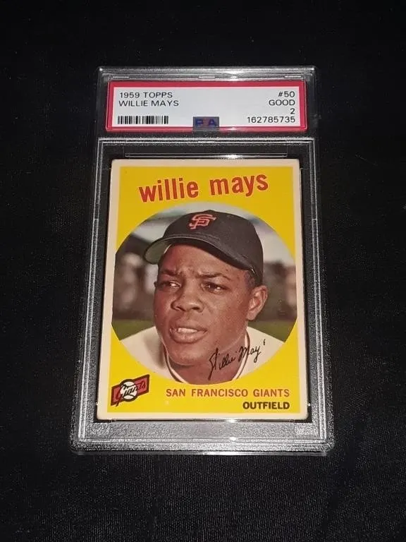 1959 Topps Willie Mays PSA 2