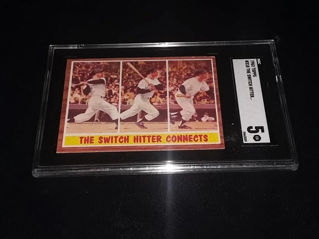 1962 Topps Mickey Mantle SGC 5