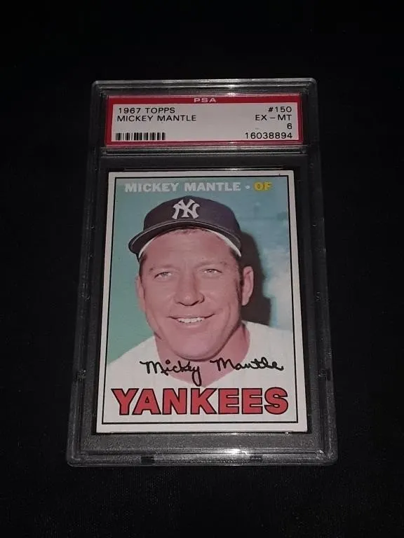1967 Topps Mickey Mantle PSA 6