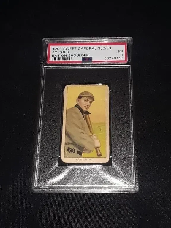 T206 Sweet Caporal Ty Cobb PSA 1 350/30