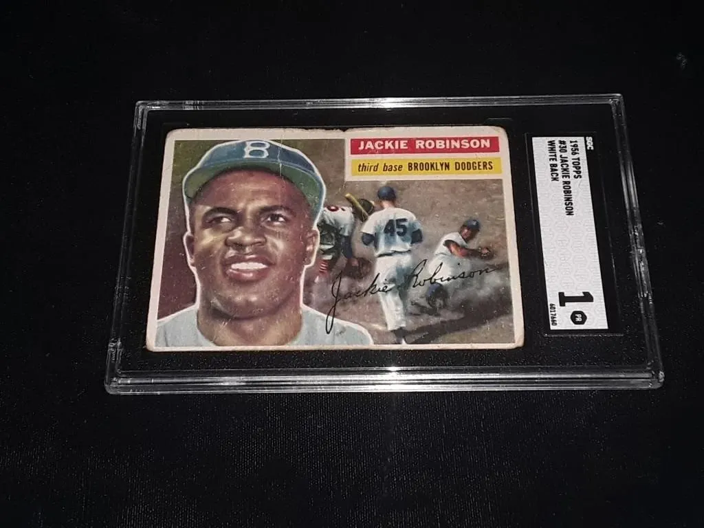 1956 Topps Jackie Robinson SGC 1