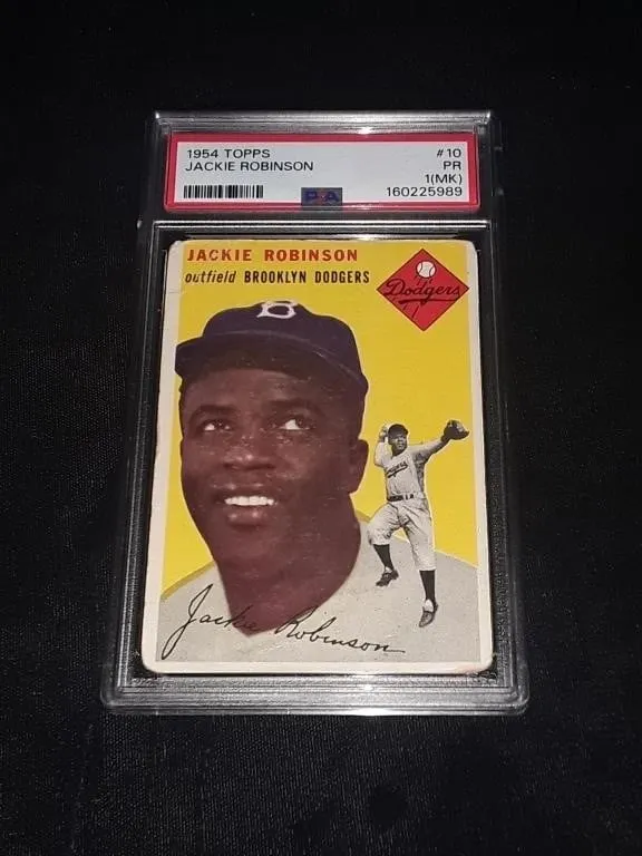 1954 Topps Jackie Robinson PSA 1