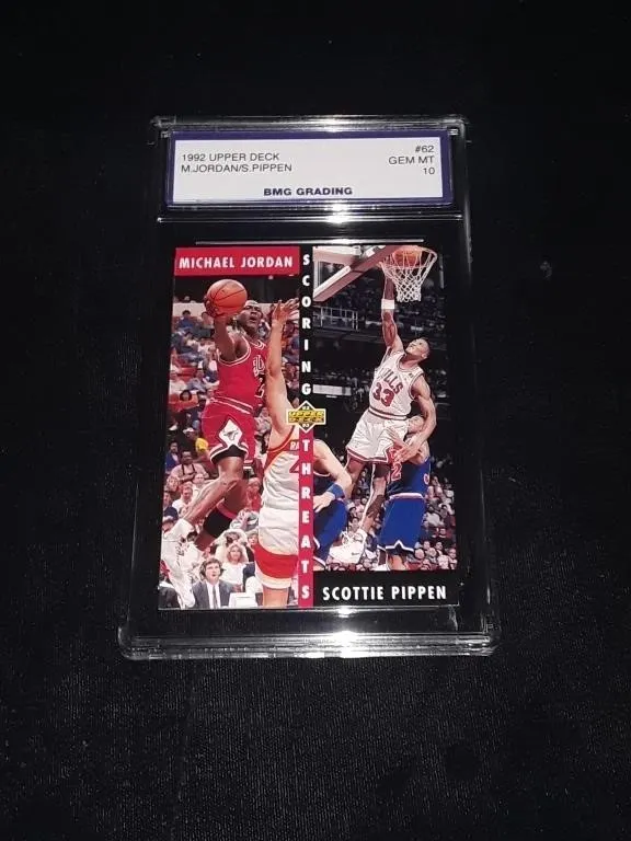 Michael Jordan/Pippen 1992 Upper Deck #62 GEM MT 1