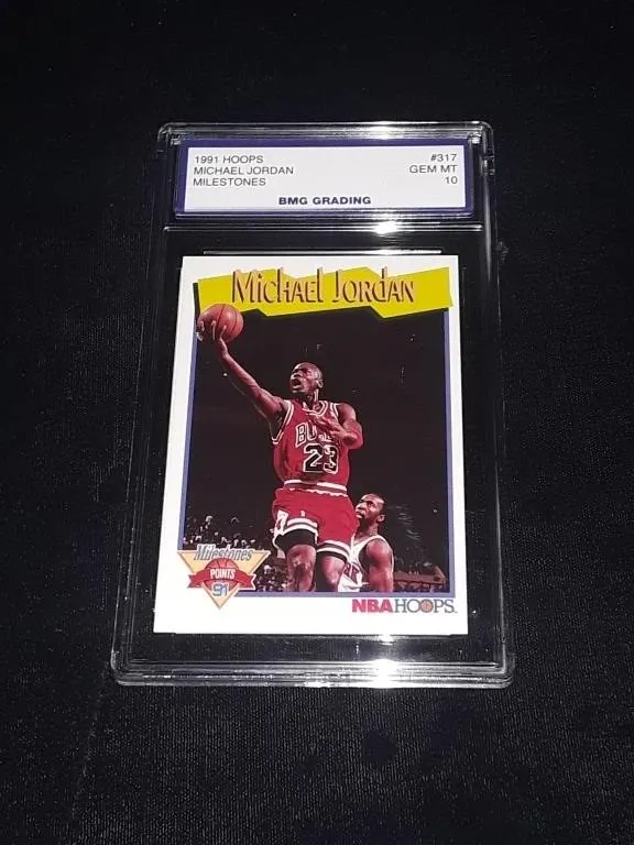 Michael Jordan 1991 Hoops #317 GEM MT 10