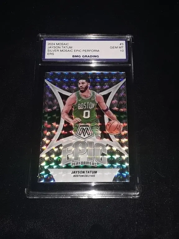 Kayson Tatum 2024 Silver Mosaic GEM MT 10