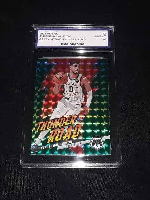 Tyrese Haliburton 2023 Green Mosaic GEM MT 10