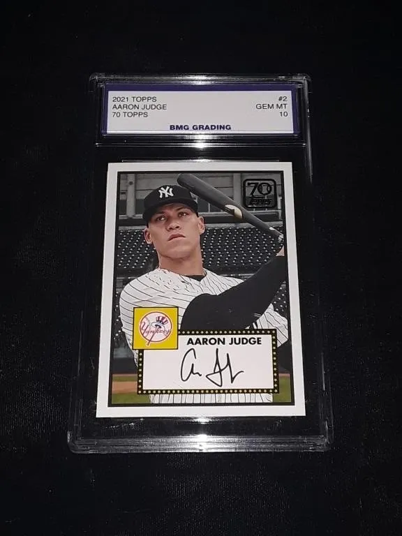 Aaron Judge 2021 Topps 70 Topps GEM MT 10