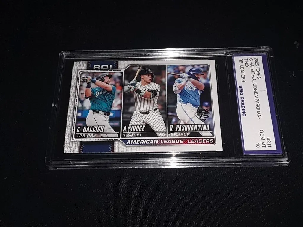 Aaron Judge/Raleigh/Pasquantino 2016 Topps GEM MT