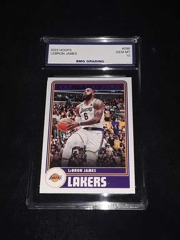 Lebron James 2023 Hoops GEM MT 10