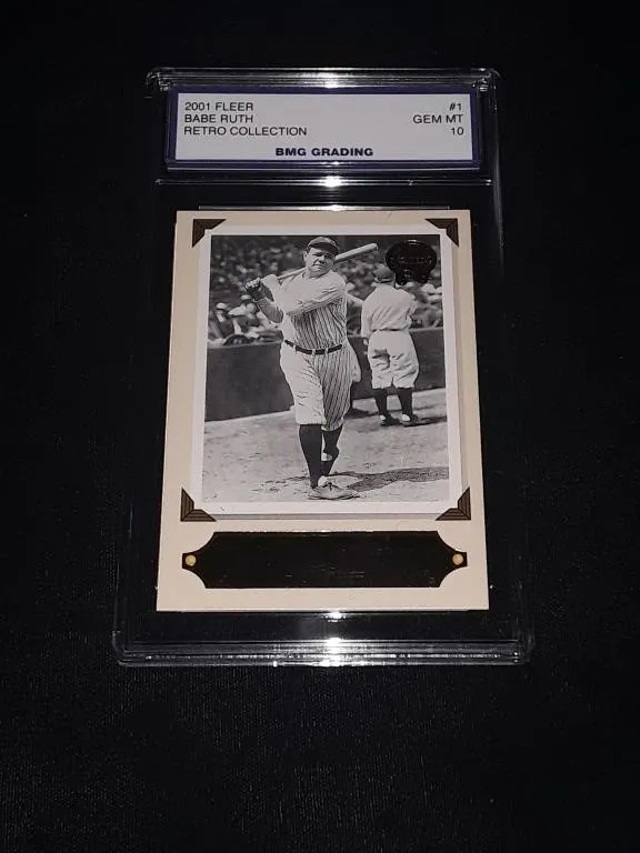 Babe Ruth 2001 Fleer GEM MT 10 Retro