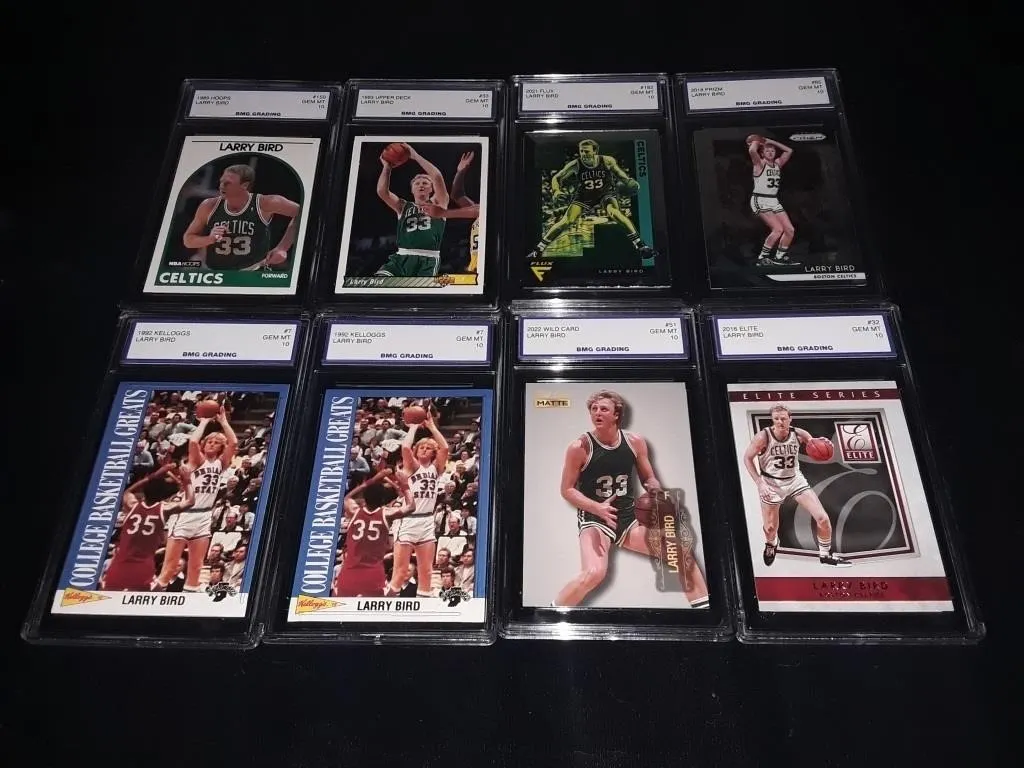 Larry Bird Graded 10 Card Lot