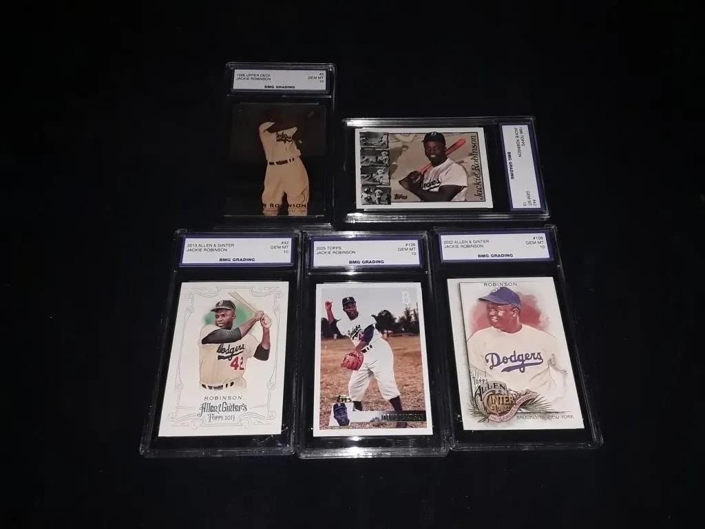 Jackie Robinson 10 Card Lot