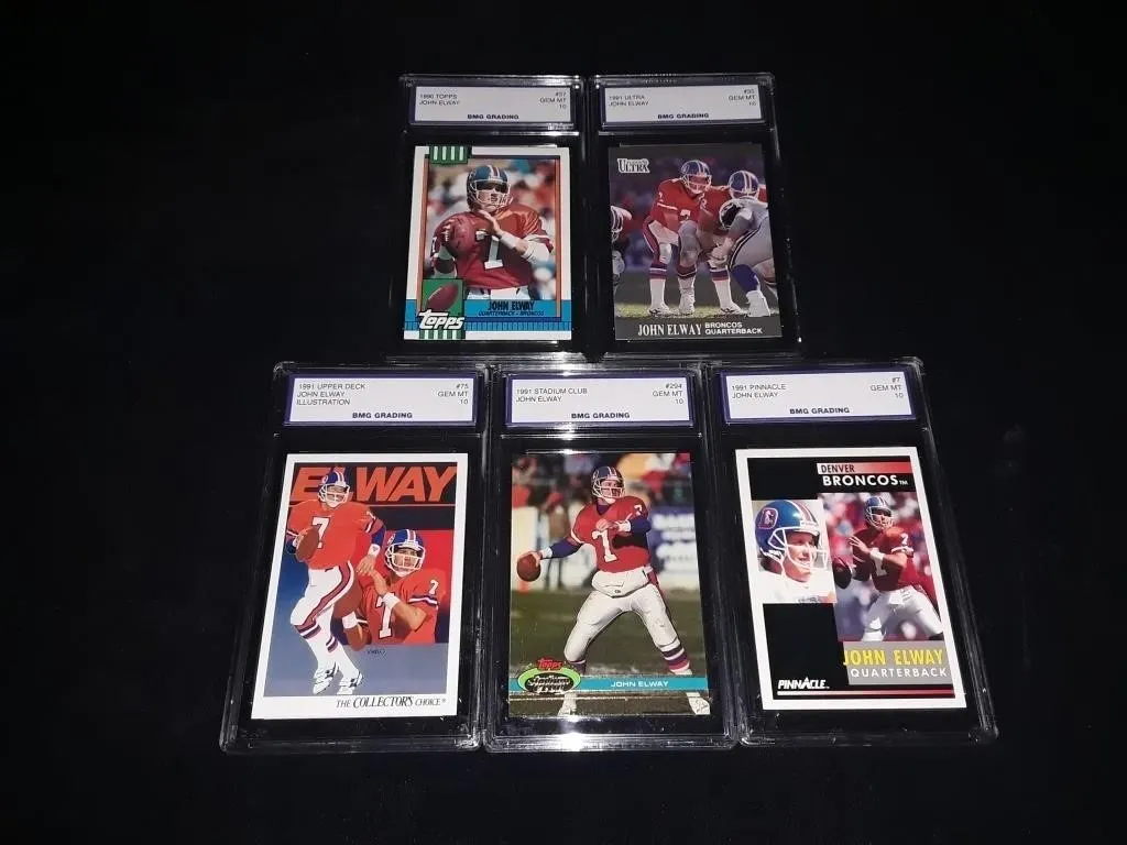 John Elway Graded 10 Card Lot