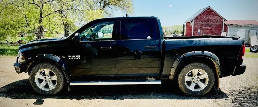 2014 Dodge Ram Sport crew cab with leather interior. Well maintained one owner truck. Not Safetied, New rear brakes and rotors included ( not installe
