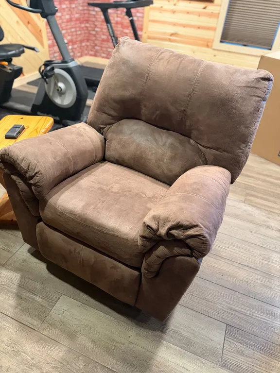 Faux Leather Recliner