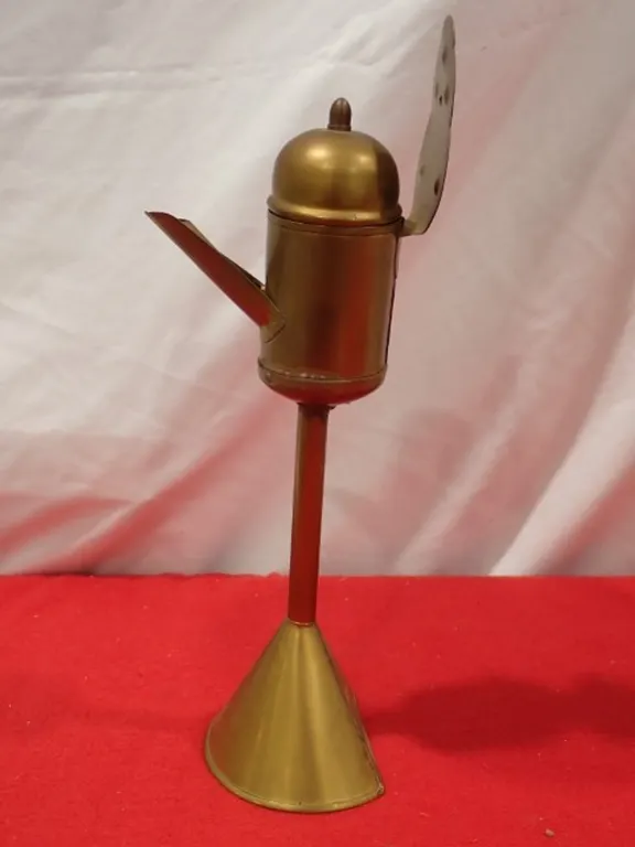 Brass Snotneus Whale Oil Lamp