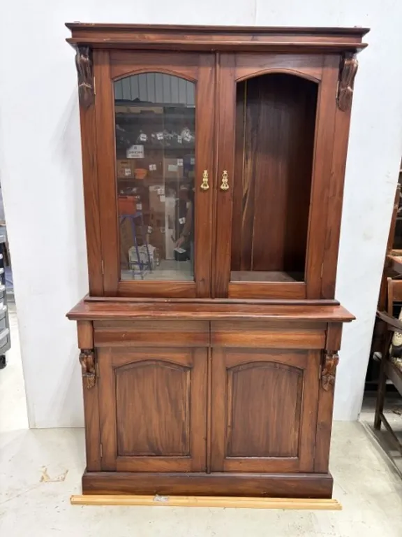 Victorian Style Bookcase Hutch