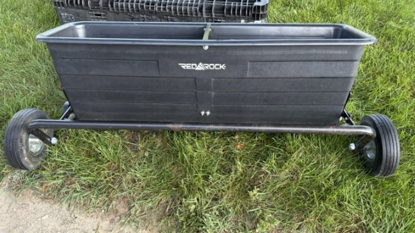 RedRock Tow-Behind Lawn Aerator & Drop Spreader