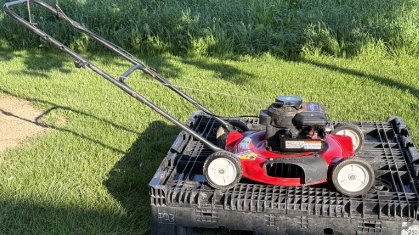Gas-Powered Push Lawn Mower – Briggs & Stratton 3.75 HP