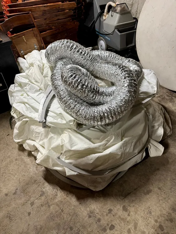 Commercial Tent HVAC Fabric Air Distribution Ducting & Flexible AC Hose