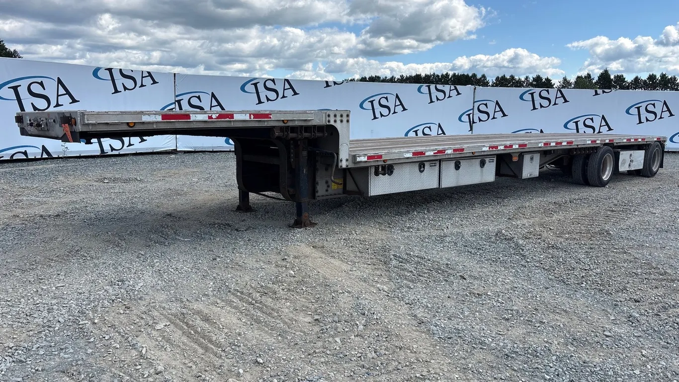 2012 Transcraft 48' Aluminum Step Deck Semi Trailer