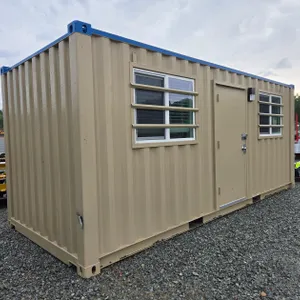 Unused Shipping Container Job Site Mobile Office