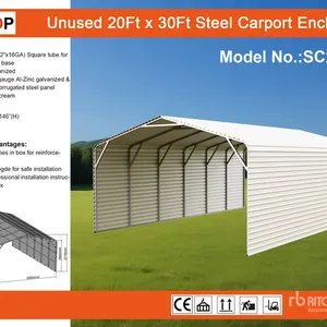 2026 SUNTOP SC2030B 20 ft x 30 ft Enclosed Carport (Unused)