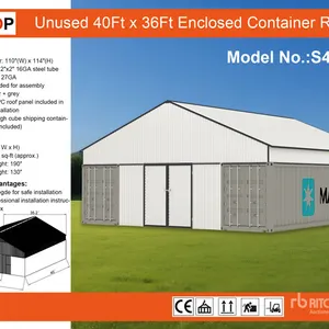 2026 SUNTOP S4036 36 ft x 40 ft Enclosed Container Shelter (Unused)