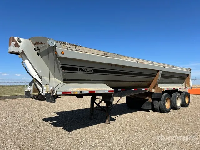 1998 Midland ST3400 36 ft Tri/A End Dump Trailer
