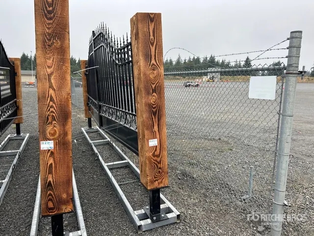 2026 Suihe SH-ST-20PD-1 20 ft x 8 ft 6 in Wrought Iron Bi-Parting Driveway Gate (Unused)