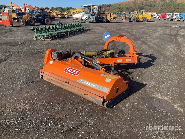 2022 Talex Flail Side Mower RB200 2 m 3-Point Flail Mower