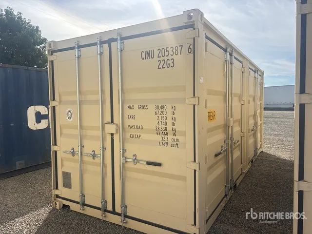 2026 20 ft Standard Multi-Door Storage Container (Unused)