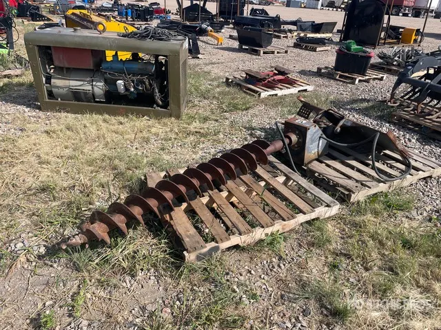 8 in Skid Steer Auger - Fits Case