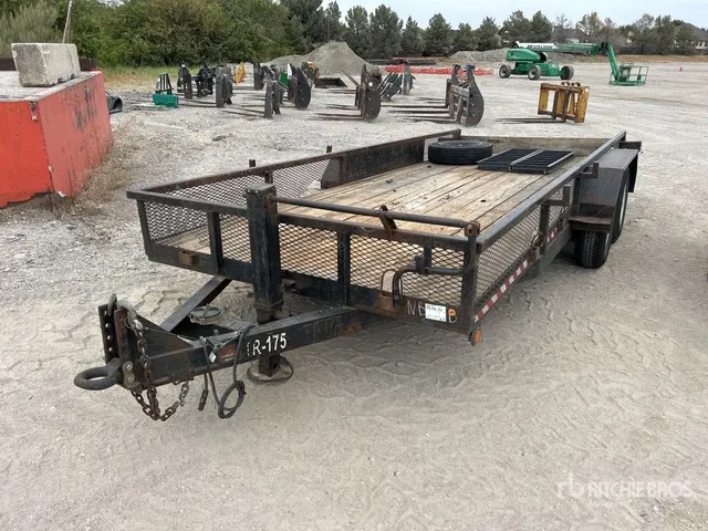2007 Shopmade 18 ft T/A Utility Trailer