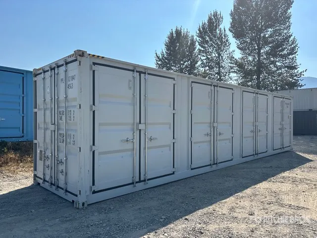 2026 40 ft High Cube Multi-Door Storage Container