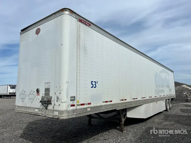 2012 Great Dane SSL131421053 53 ft x 102 in T/A Van Trailer