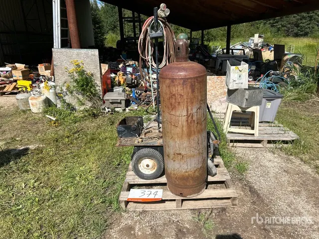 Quantity of (2) Steel Oxygen Tank